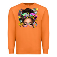 Carrot 90s messy bun Premium Sweatshirt - texasbilliewilder