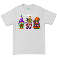 Dove Grey happy halloween gnomes white Premium Tee - RacoonDesign