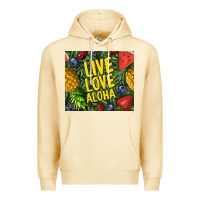 Pina Colada live love aloha Premium Hoodie - TumblerDesignByShophia
