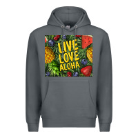 Rock live love aloha Premium Hoodie - TumblerDesignByShophia