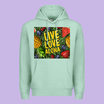 Live Love Aloha Premium Hoodie Designed By Tumblerdesignbyshophia