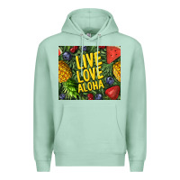 Seafoam live love aloha Premium Hoodie - TumblerDesignByShophia