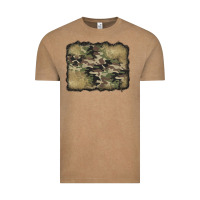 Vintage Coffee camouflage glitter background Vintage Tee - Jasminsmagicworld