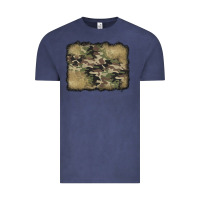 Vintage Denim camouflage glitter background Vintage Tee - Jasminsmagicworld