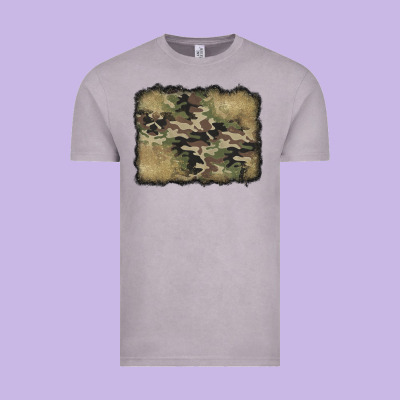 Camouflage Glitter Background Vintage Tee Designed By Jasminsmagicworld