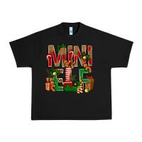 Black Christmas mini Elf Urban Heavy Tee - NancyCooperArtShop