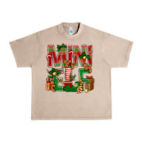 French Oak Christmas mini Elf Urban Heavy Tee - NancyCooperArtShop