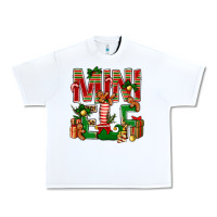 White Christmas mini Elf Urban Heavy Tee - NancyCooperArtShop
