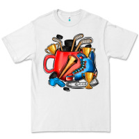 White hockey coffee Premium Tee - AdoDesignShop