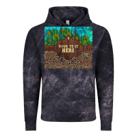 Cloud Black preview custom cactus and sunflowers leopard turquoise Vintage Hoodie - Artiststas