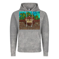 Cloud Rock preview custom cactus and sunflowers leopard turquoise Vintage Hoodie - Artiststas