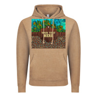 Vintage Coffee preview custom cactus and sunflowers leopard turquoise Vintage Hoodie - Artiststas