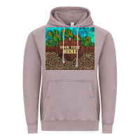 Vintage Zinc preview custom cactus and sunflowers leopard turquoise Vintage Hoodie - Artiststas