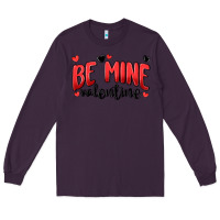 Plum be mine valentine Long Sleeve Tee - MaliasSmallBusiness