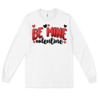 White be mine valentine Long Sleeve Tee - MaliasSmallBusiness