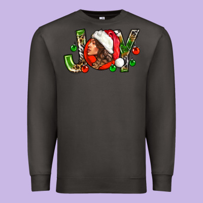 Joy With Woman Premium Sweatshirt Designed By Nancycooperartshop