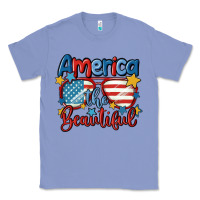 Colony Blue america the beautiful Classic Tee - MaliasSmallBusiness