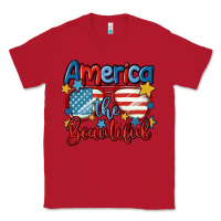Red america the beautiful Classic Tee - MaliasSmallBusiness