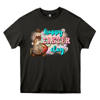Asphalt Happy Easter Day rodeo Easter Day Heavy Core Tee - CowGirlArtShop