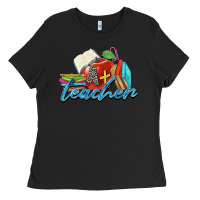 Black a  teacher Ladies Tee - Zillion Design Studio