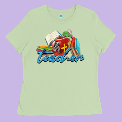 A  Teacher Ladies Tee Designed By Zillion Design Studio