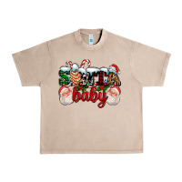 French Oak santa baby with santa and christmas tree cake Urban Heavy Tee - AdoDesignShop