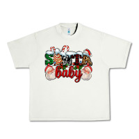 Pistachio santa baby with santa and christmas tree cake Urban Heavy Tee - AdoDesignShop