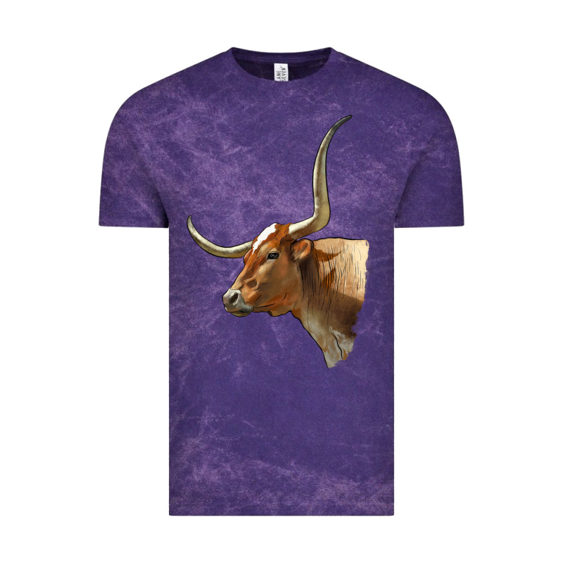Texas Longhorn Cow Face Vintage Tee by LillyAllenDesigns | Teevron