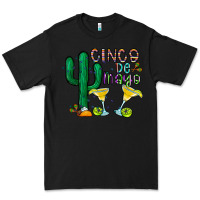 Black cinco de mayo cactus Premium Tee - CowhideDigitalArt