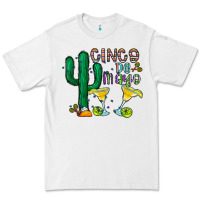 White cinco de mayo cactus Premium Tee - CowhideDigitalArt
