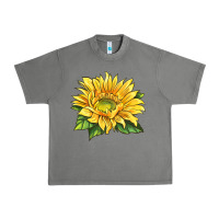 Tornado starburst greenburst sunflower Urban Heavy Tee - LillyAllenDesigns