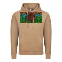 Vintage Coffee western cactus leopard and turquoise custom nametext license plate Vintage Hoodie - Artiststas