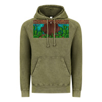 Vintage Olive western cactus leopard and turquoise custom nametext license plate Vintage Hoodie - Artiststas