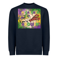Navy i'm catchin' if you're throwin Heavyweight Sweatshirt - MaliasSmallBusiness