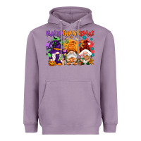 Lavender Hallothanksmas gnomes Heavyweight Hoodie - NancyCooperArtShop