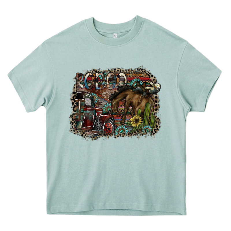 Rodeo Heavy Core Tee by SublimationCraftShop | Teevron