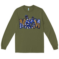 Army Green cheer mom Long Sleeve Tee - NancyCooperArtShop