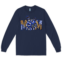 Navy cheer mom Long Sleeve Tee - NancyCooperArtShop