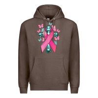 Coffee Cancer Cross Cancer Awareness Premium Hoodie - HowdyJamesFarm