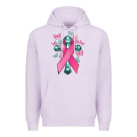 Lilac Cancer Cross Cancer Awareness Premium Hoodie - HowdyJamesFarm