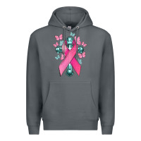 Rock Cancer Cross Cancer Awareness Premium Hoodie - HowdyJamesFarm