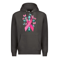 Smoke Cancer Cross Cancer Awareness Premium Hoodie - HowdyJamesFarm