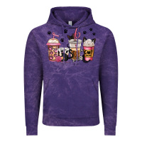 Cloud Purple cat mom coffee Vintage Hoodie - Jasminsmagicworld