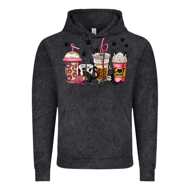 Cat Mom Coffee Vintage Hoodie by Jasminsmagicworld | Teevron
