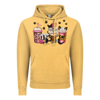 Vintage Mustard cat mom coffee Vintage Hoodie - Jasminsmagicworld