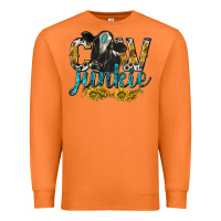Carrot Cow Junkie with Cow Premium Sweatshirt - texasbilliewilder