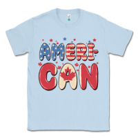 Dusty Blue American Classic Tee - MaliasSmallBusiness