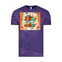 Cloud Purple blessed pumpkin Vintage Tee - NancyCooperArtShop