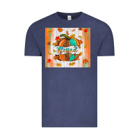 Vintage Denim blessed pumpkin Vintage Tee - NancyCooperArtShop
