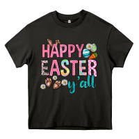 Asphalt Happy Easter y'all Heavy Core Tee - Neo Western